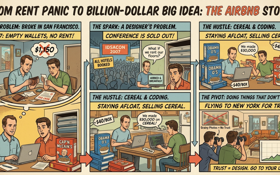 How Airbnb Was Born from a Problem!